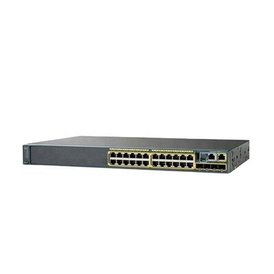 Good price WS-C2960X-24PS-L 2960-X Series 24 Ports PoE 4x1G SFP LAN Base 370W Ethernet Networking Switch online