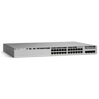 ราคาดี Cisco C9200L-24P-4G-A สวิตช์เครือข่ายระดับองค์กรแบบ Stackable 24 พอร์ต POE ซีรีส์ C9200 ออนไลน์