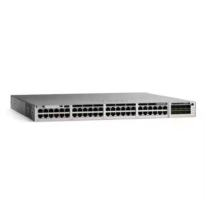 Хорошая цена Новый сетевой коммутатор Cisco C9300-48P-E с 48-портовым PoE+ 598Gbps онлайн