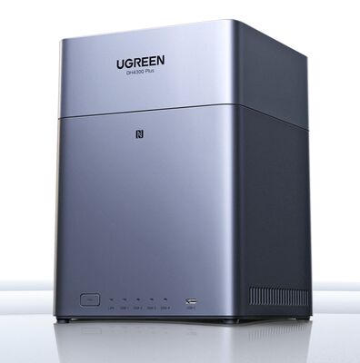 अच्छी कीमत नया UGREEN NASync DH4300 प्लस 4-बे डेस्कटॉप NAS USB इंटरफ़ेस के साथ 120TB क्षमता का समर्थन करता है ऑनलाइन