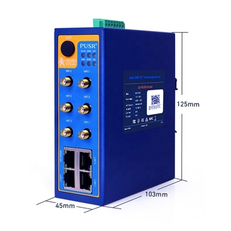 USR-G816 5G Multi Port Industrial Router Simply Ultrafast Speed Network ...