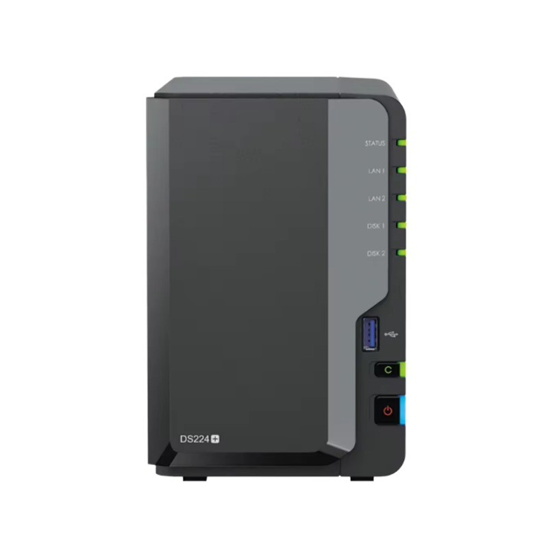 Nas Server Interface Brand New Networking Storage DS224 2-Bay Diskless NAS with USB ...
