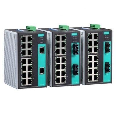 Buen precio Interruptor de red de la serie EDS-316 original 16 puertos Interruptor Ethernet no administrado en línea