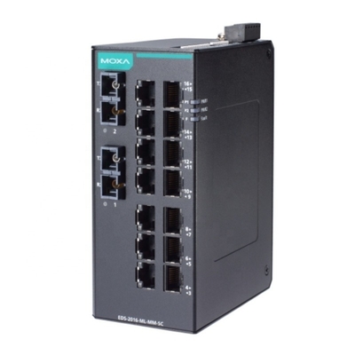 Goede prijs 10/100/1000Mbps 16 Port Unmanaged Switch EDS-2016-ML Series Networking Switch online