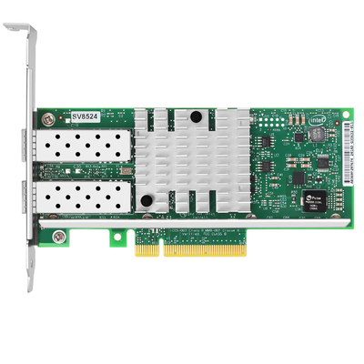 Goede prijs SV8524 Network Interface Card PCIe Network Card V2.0 5.0 GT/S X8 Lanes JL82599ES SFP+ online