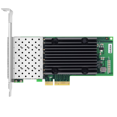 Goede prijs NHI350AM4 SV8364 PCIe Ethernet Card SFP PCIe Lan Card 1000 Mbps online