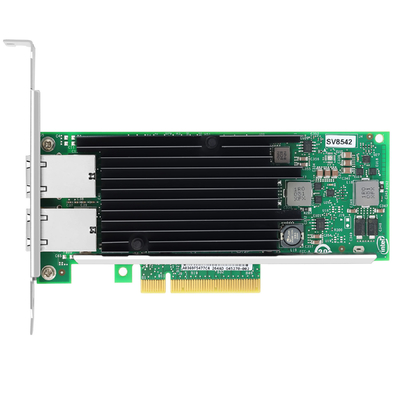 좋은 가격 네트워크 인터페이스 카드 SV8542 PCIe v2.1 5.0 GT/s x8 레인 ELX540AT2 RJ45 듀얼 포트 10GbE/1GbE/100Mb 온라인으로