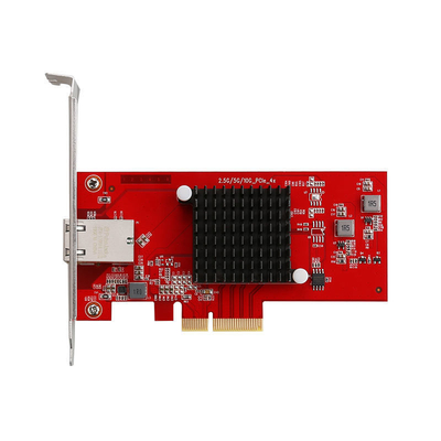 Bom preço 5-Velocidade Multi-Gigabit PCIe3.0-4X 10G/5G/2.5G/1G RJ45 lan Card PCI-E x4 Card Cartões de rede Gigabit on-line