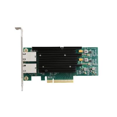 ভালো দাম 8X 10G/5G/1G 2 পোর্ট RJ45 LAN কার্ড একাধিক নেটওয়ার্ক গতি বিভিন্ন LAN কার্ড পরিষেবা মানের (QOS) সমর্থন 10Gbps পর্যন্ত রান অনলাইন