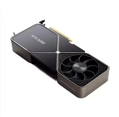 Buon prezzo Carta video N-VIDIA RTX3090 con GPU da 24 GB per gaming Workstation Desktop Interfaccia di uscita VGA Opzione acqua o ventilatore in linea