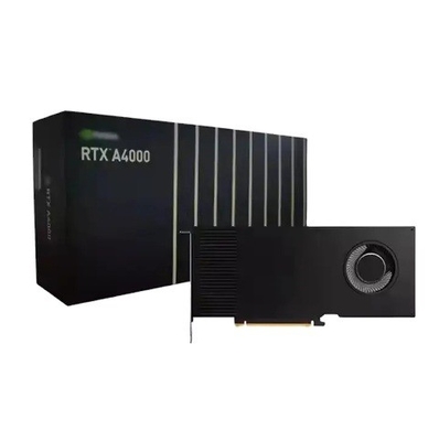 ভালো দাম গেমিং জিপিইউ গ্রাফিক্স কার্ড RTX A4000 Gddr6 16GB পিসিআই এক্সপ্রেস 4.0 x16 পেশাদার ভিডিও গ্রাফিক্স কার্ড অনলাইন