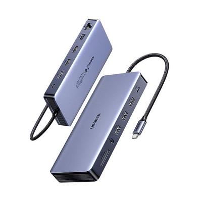 İyi bir fiyat. Revodok Pro 313 dizüstü bilgisayar doklama istasyonu 13 in 1 4K Üçlü Ekran USB C Dock Çift HD-MI, DP, 10Gbps Veri Portu çevrimiçi
