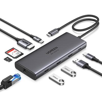 Giá tốt. Revodok Pro 109 USB C Multiport Adapter 9 In 1 10Gbps USB C 3.2 & USBA 3.2 100W trực tuyến