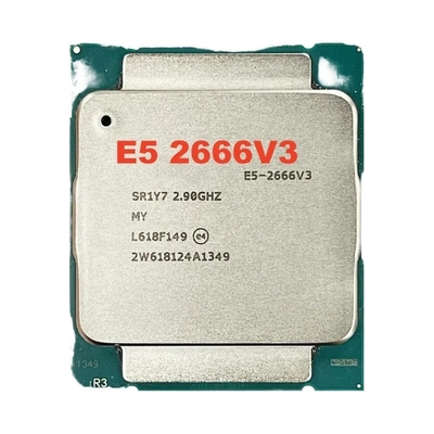 Harga yang bagus Brand New Intel Xeon E5-2666V3 10-Core 2.9GHz Prosesor Digunakan 25M 135W LGA 2011-3 untuk Desktop Xeon Brand on line