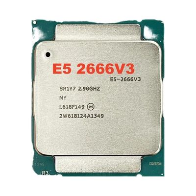 Guter Preis Brandneuer Intel Xeon E5-2666V3 10-Core 2,9 GHz-Prozessor Verwendet 25M 135W LGA 2011-3 für Desktop Xeon Marke Online