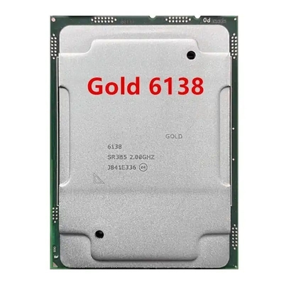 ভালো দাম কাস্টমাইজড প্রসেসর সার্ভার CPU 6138 20Cores 3.7GHz 125W 14nm cpus 6138 প্রসেসর cpu 125W অনলাইন