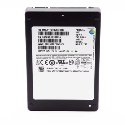 Bon prix Un SSD de haute qualité personnalisé de 1,92 To PM1643a MZILT1T9HBJR-00007 2,5 