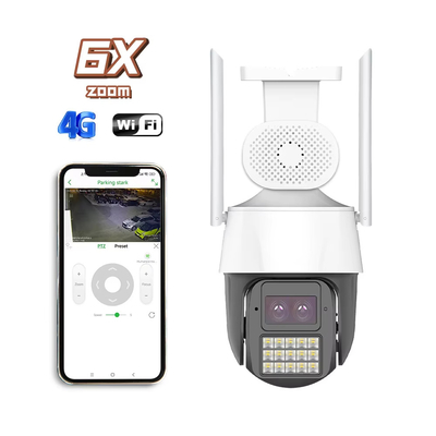 Goede prijs Smart AI HD 4MP 360 Ptz Camera 4G Smart AI HD 1080P 360 Ptz Camera Dual Lens Night Vision CCTV 4G PTZ Camera online