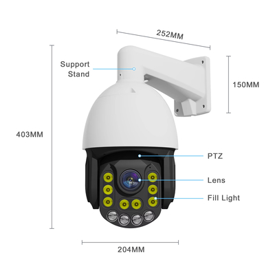 قیمت خوب Poe Nvr دو راه صوتی اتوماتیک 3mp Ptz Ip شبکه دوربین 18X اپتیکال ژوم Ip Ptz 30x ژوم دوربین آنلاین