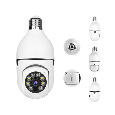 良い値段 WIFI 電球ネットワーク IPカメラ ホーム E27 電球カメラ HD 4MP ナイトビジョン 自動追跡 無線セキュリティカメラ オンライン