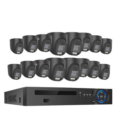 좋은 가격 사용자 정의 16채널 실내 얼굴 탐지 H.265 4K 8MP 유선 POE IP 네트워크 보안 CCTV 카메라 감시 시스템 온라인으로