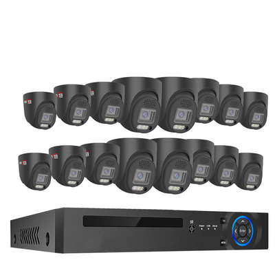 좋은 가격 사용자 정의 16채널 실내 얼굴 탐지 H.265 4K 8MP 유선 POE IP 네트워크 보안 CCTV 카메라 감시 시스템 온라인으로