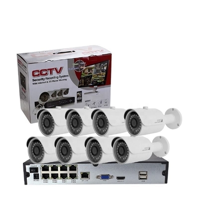 سعر جيد بيع ساخن عالية الجودة 8Ch 1080P 2Mp بو شاشة خط كاميرا IP Nvr Kit الانترنت