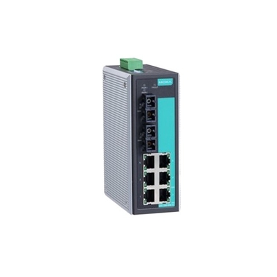 Bom preço EDS-308 Série 8-Port Unmanaged Industrial Ethernet Switch com velocidade de transmissão POE Full-Duplex Half-Duplex 10/100/1000Mbps on-line