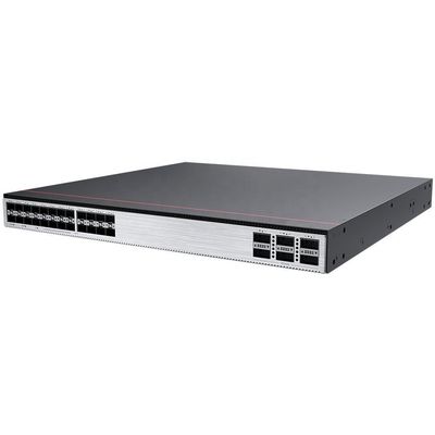 قیمت خوب سوئیچ اترنت صنعتی S6730S-H24X6C-A، سوئیچ فیبر نوری هسته 24 پورت گیگابیتی با قابلیت QoS و ظرفیت 10G آنلاین