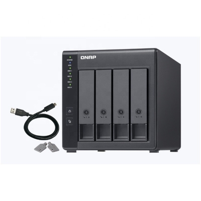 Goede prijs TR-004 4-bay USB 3.2 Gen 1 RAID Storage Expansion Device Expand Business Storage Capacity online
