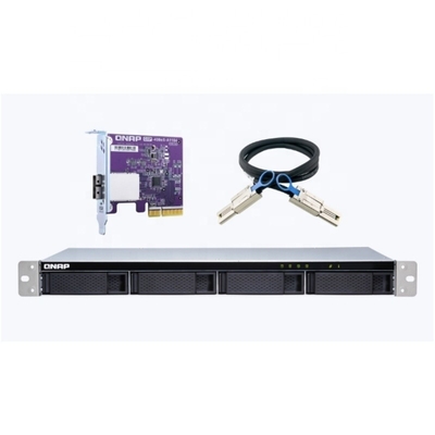 قیمت خوب قالب خصوصی TL-R400S 4 x هارد دیسک HDD دو منبع برق چند کانال SATA 6Gb / s دستگاه گسترش ذخیره سازی اصلی آنلاین