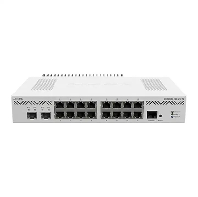 Harga yang bagus Tingkat Transfer Kabel 10/100/1000Mbps 16 Gigabit 2 Gigabit Optical Port Smart Router CCR2004-16G-2S PC dengan Fungsi Modem on line