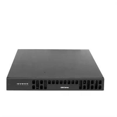 سعر جيد وظيفة QoS سلكية ISR4221/K9 سلسلة 4200 4GB DRAM 8GB فلاش Enterprise Router 2 موانئ Gigabit Router خدمات متكاملة Router الانترنت