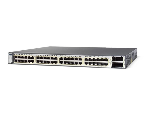ভালো দাম WS-C3750E-48PD-S 3750-E সিরিজ সুইচ কাস্টমাইজযোগ্য ট্রান্সমিশন রেট 10/100/1000Mbps 48 10/100/1000 PoE 2*10GE X2 750W IPB S/w অনলাইন