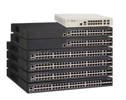 Bom preço Ruckus Switch 24-Port PoE Ethernet Switch com 2x10 GBE Uplinks Solução de rede de porta de console SNMP QoS RJ45 empilhável on-line