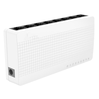 Goede prijs Op maat gemaakte S108V8 8-poort Ethernet Switch Compact en krachtig 10/100Mbps Fast Ethernet RJ45 Switcher voor snelle verbindingen online
