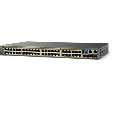 좋은 가격 WS-C2960S-48TS-L 2960S 시리즈 48 포트 기가비트 이더넷 스위치 4 X SFP LAN 기본 스위치 용량 176 Gbps 개인 폼 NO 온라인으로