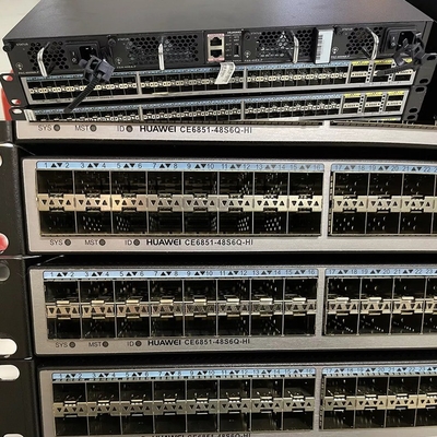 ราคาดี สวิตช์ขนาดที่กําหนดเอง CE6851-48S6Q-HI 48-Port 10G SFP และ 6-Port 40GE QSFP พร้อม 2*FAN Box Port-side Intake AC Power Supply ออนไลน์
