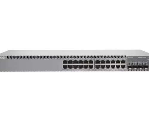 Buen precio Interruptor de 24 puertos EX2300-24T personalizado con velocidad de transmisión de 10/100/1000Mbps y disponibilidad de stock en línea