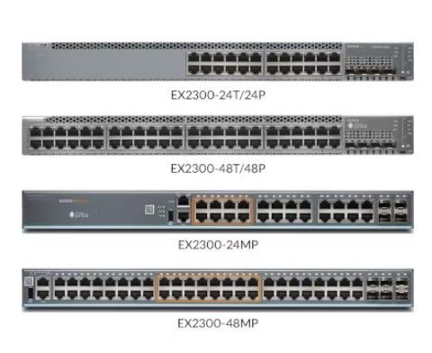 Хорошая цена EX2300-24T-DC 24-портовый гигабитный Ethernet-коммутатор с портами 10/100/1000 Мбит/с и режимами полного и полудуплекса онлайн