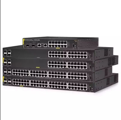 Bom preço Switch de rede POE JL262A Série 2930F de 48 portas com taxa de transmissão de 10/100/1000Mbps e comunicação Full-Duplex Half-Duplex on-line
