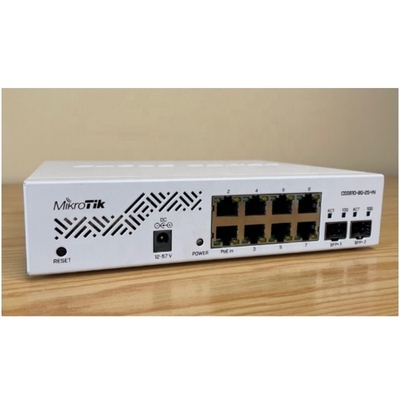 سعر جيد MIK-RO-TIK CSS610-8G-2S-IN SWITCH ثمانية منافذ إثنتر 1G وموانئ SFP + اثنتين للاتصال بالألياف 10G الانترنت