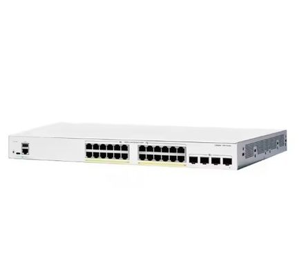 Хорошая цена Оригинальный Новый C1300-24FP-4G 24-портный PoE + Гигабитный Ethernet Управляемый коммутатор с 56 Гбит / с Мощностью коммутации онлайн
