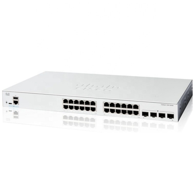 Bom preço Novo switch inteligente original 1200-24T-4G 24 portas GE 4x1GE SFP Proteção limitada de vida C1200-24T-4G on-line