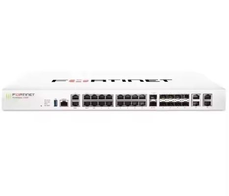 Bom preço Firewall Empresarial FG-100F Original com Taxa de Transferência de 20Gbps Montado em Rack 1U e Suporte VPN para Redes Menores on-line