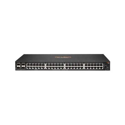 قیمت خوب سوئیچ شبکه Aruba 6000 سری R8N86A 48 پورت PoE + با 2 × 10G SFP + Uplinks و ظرفیت سوئیچ 100 Gbps آنلاین