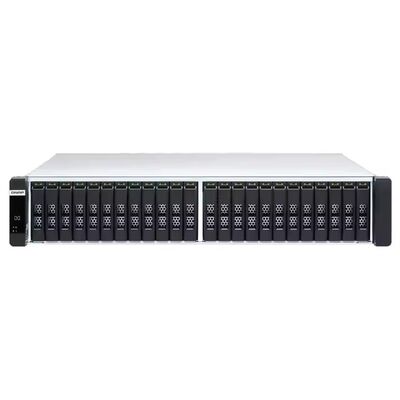 Bon prix QNAP ES2486DC-2142IT-128G NAS tout flash avec Intel Xeon D-2142IT 1,9 GHz, 64 Go de RAM DDR4 et 4 ports SFP+ de 10 Go en ligne