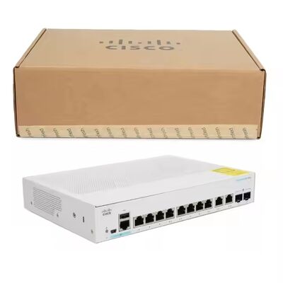 سعر جيد مفتاح Cisco C1200-8P-E-2G ذو 8 منافذ جيجابت مُدارة مع منفذي SFP للربط العلوي وإدارة الطبقة 2 الانترنت