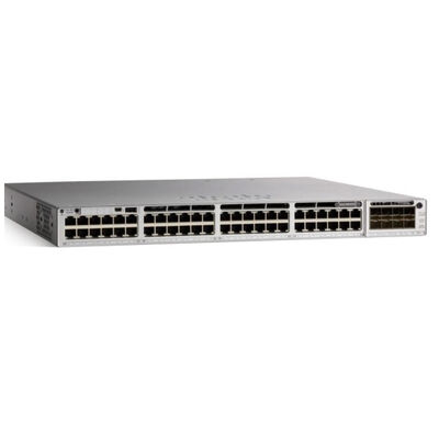 Bon prix Tout nouveau commutateur Cisco Catalyst C9300-48P-A à 48 ports PoE+ avec budget PoE de 740W et conception empilable en ligne