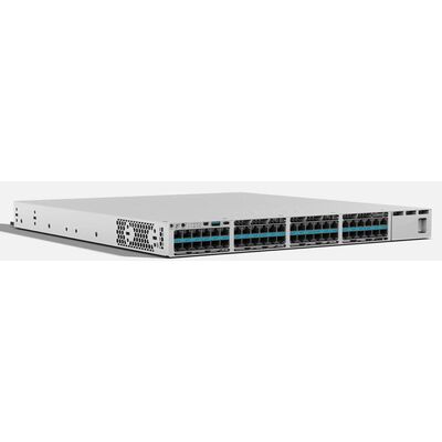 Harga yang bagus Saklar Jaringan Terkelola Cisco Catalyst 9300X 48 Port dengan Kemampuan 10/100/1000Mbps dan Stackable on line